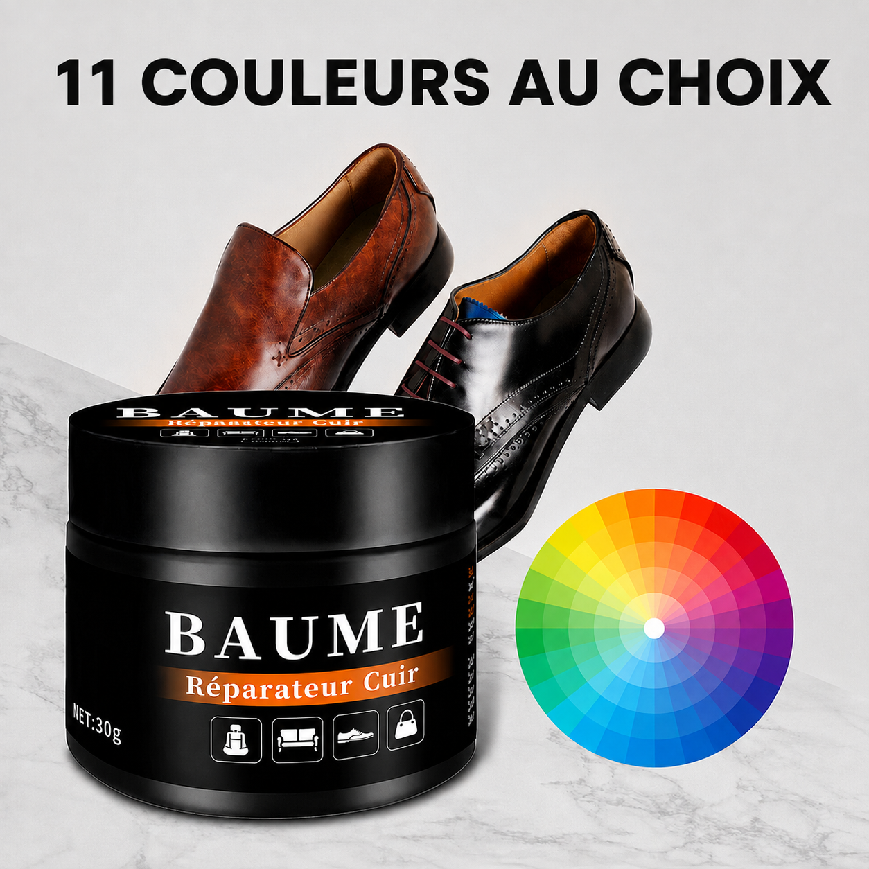 11 teintes au choix