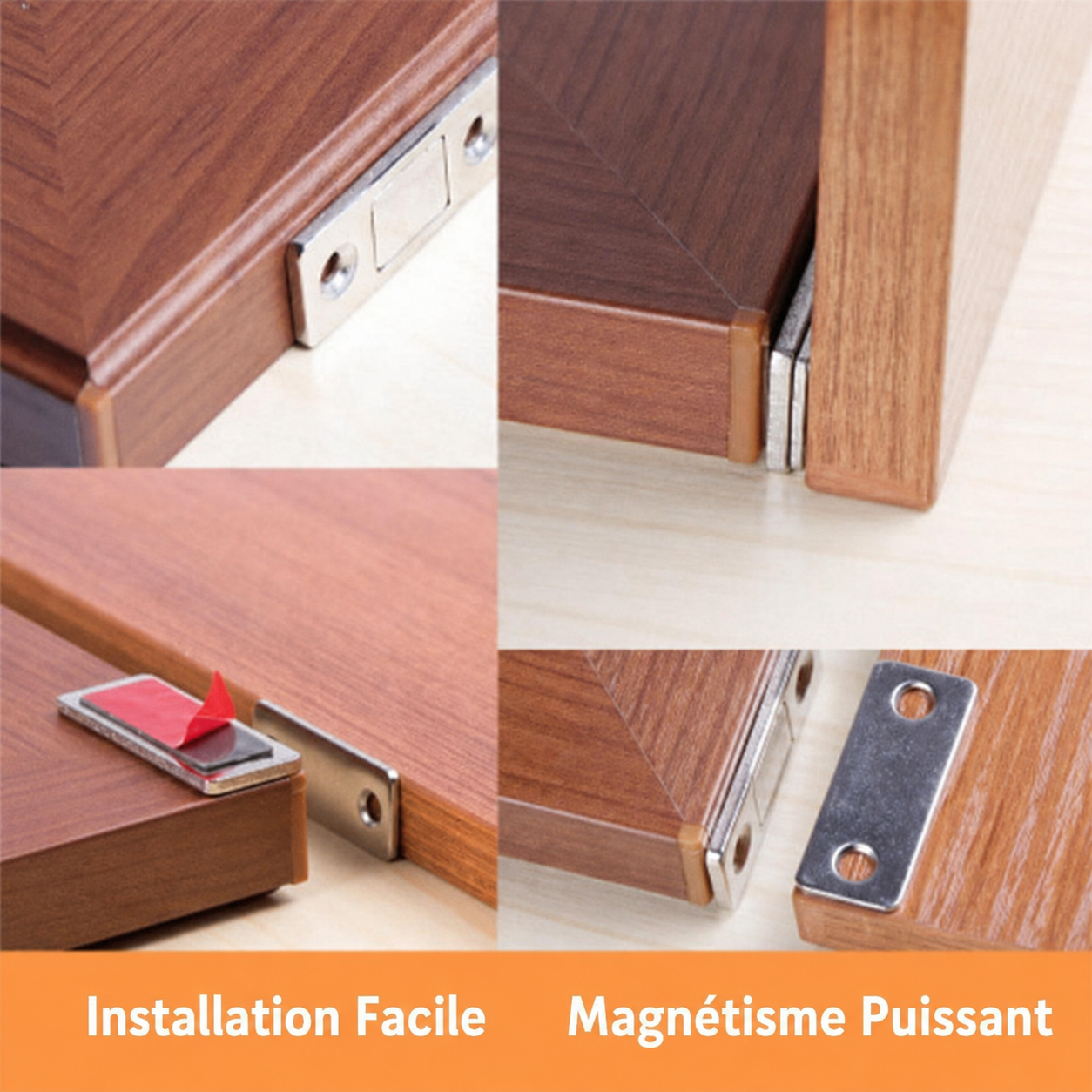 Installation facile et magnétisme puissant
